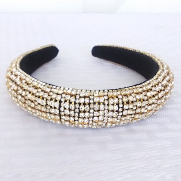 Accessories - Gold Rhinestone Headband